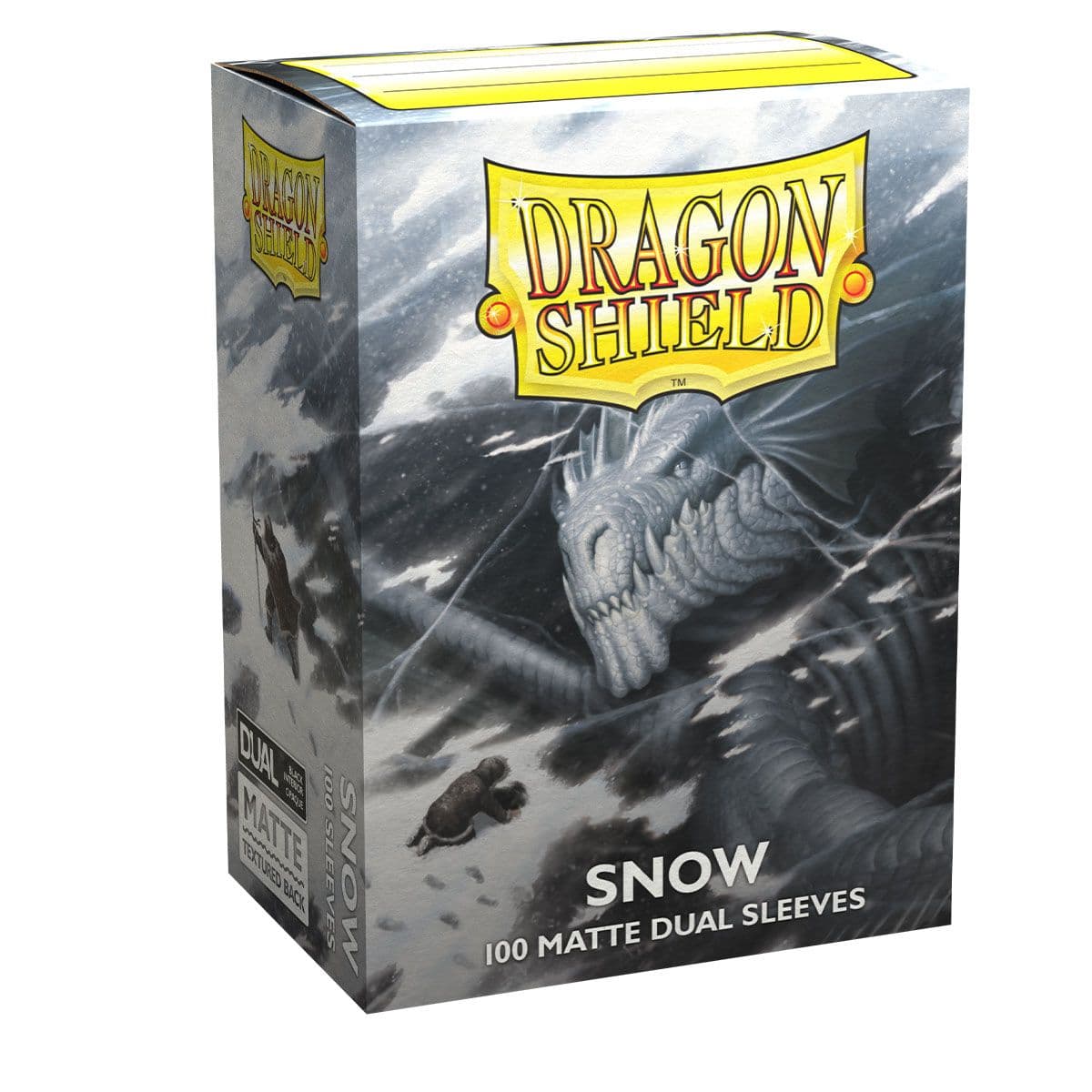 Dragon Shield | Standard Size Sleeves | 100ct | Snow (Dual Matte)