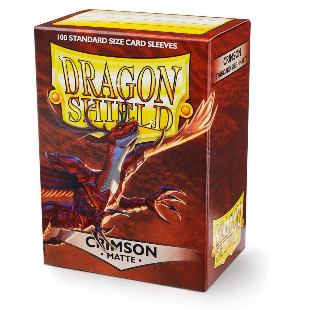 Dragon Shield | Standard Size Sleeves | 100ct | Crimson (Matte)