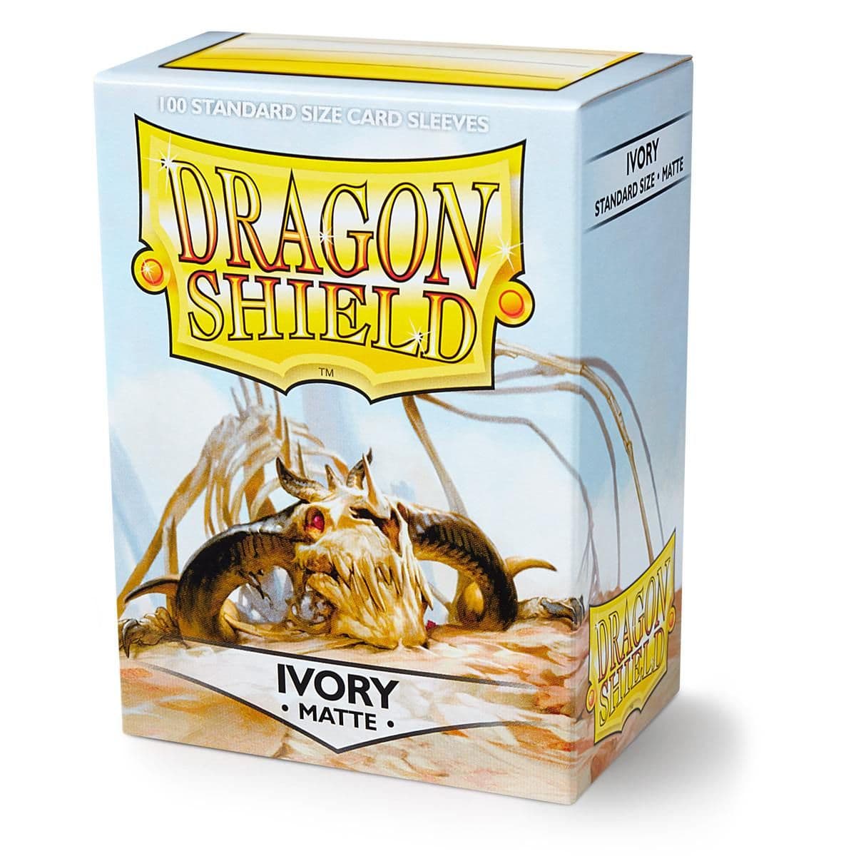 Dragon Shield | Standard Size Sleeves | 100ct | Ivory (Matte)