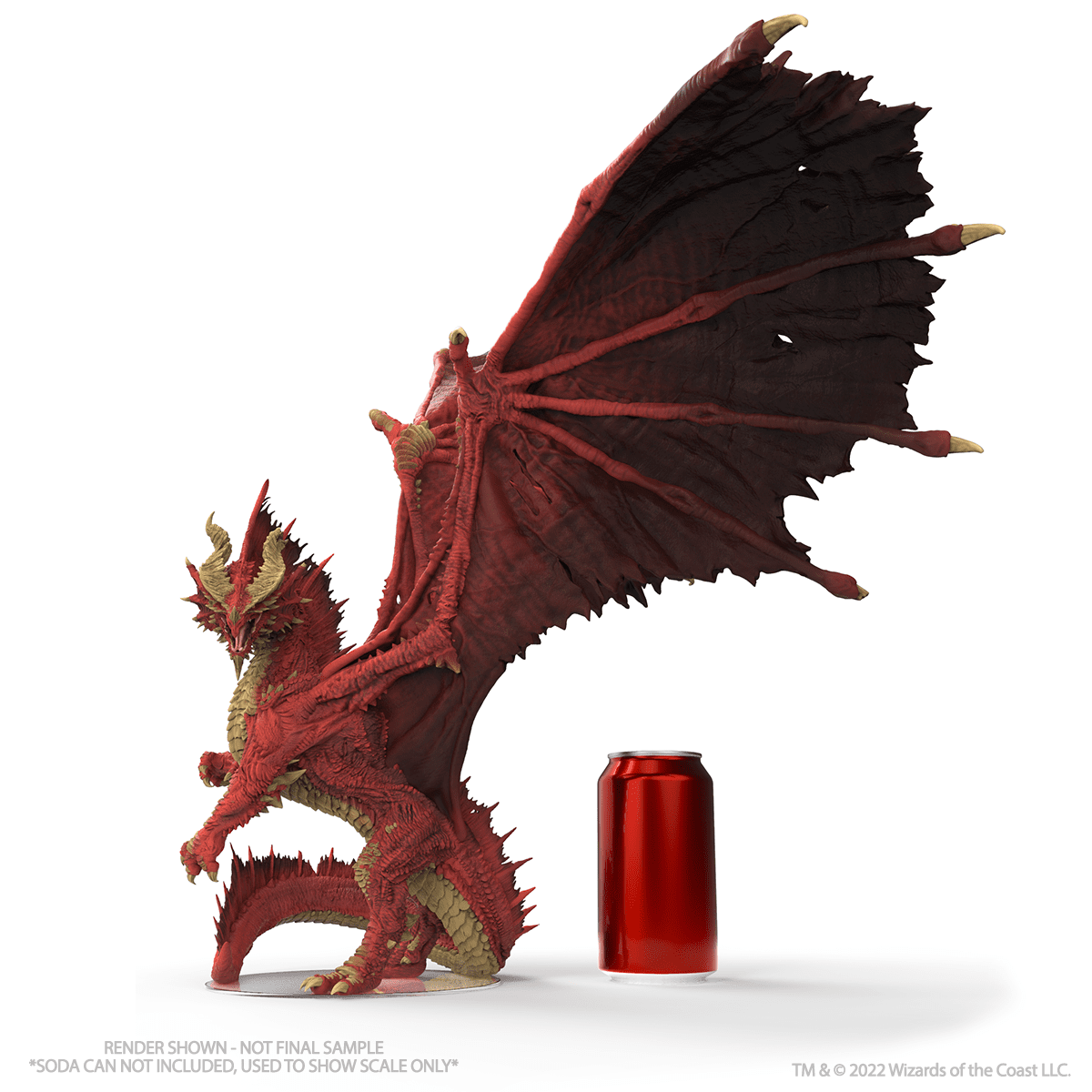 D&D Icons Of The Realms | Balagos, Ancient Red Dragon (Pre-painted)