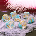Polyhedral Dice Set | Acrylic | "Winter's Day" | Set of 7 (D0057)