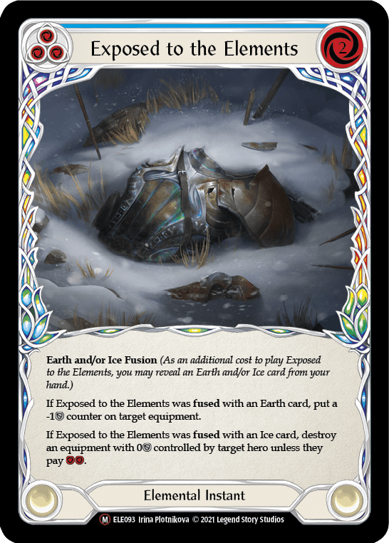 Exposed to the Elements [U-ELE093] Unlimited Rainbow Foil