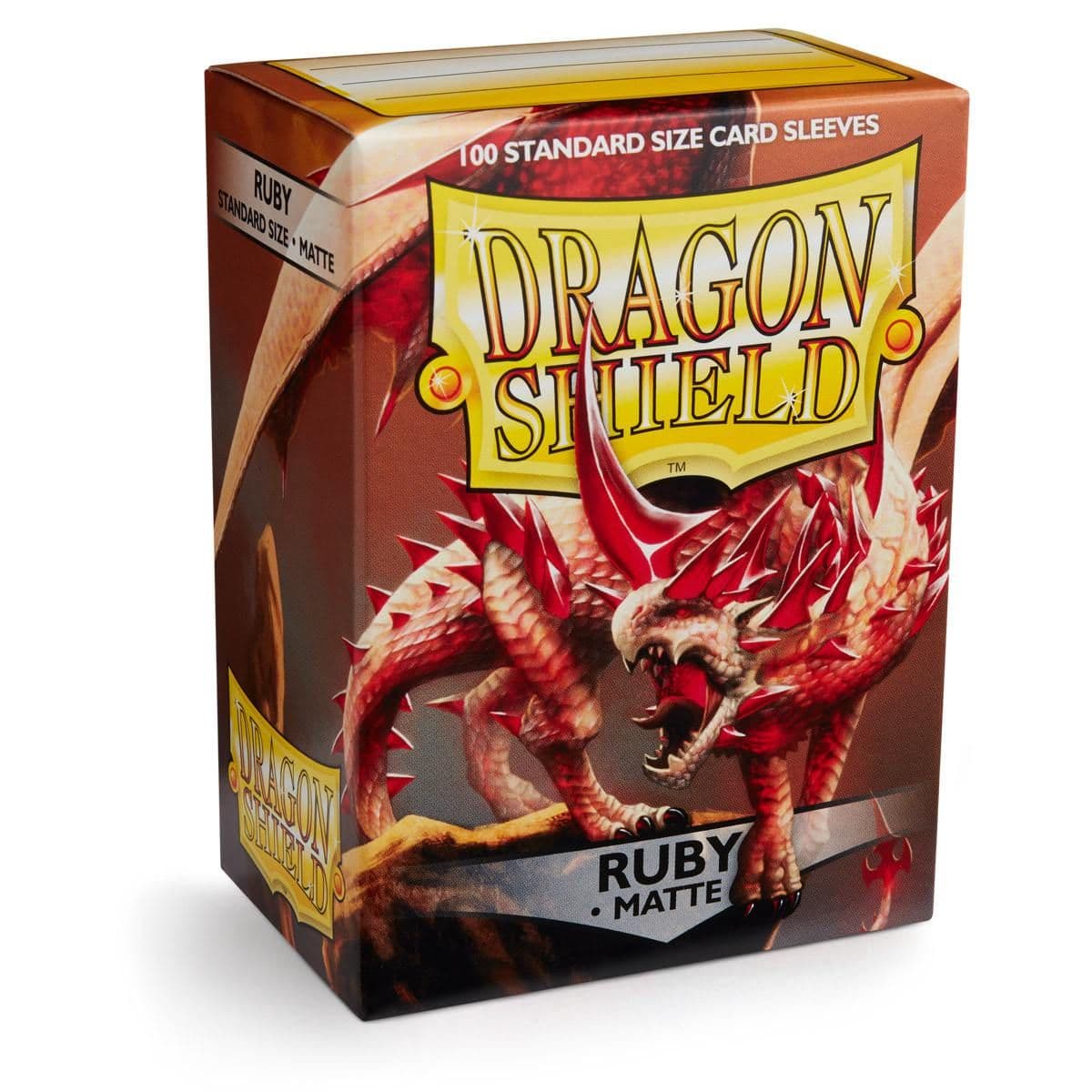 Dragon Shield | Standard Size Sleeves | 100ct | Ruby (Matte)