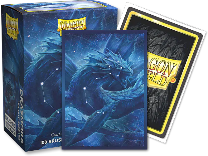 Dragon Shield | Standard Size Sleeves | 100ct | Constellations of Arcania: Drasmorx (Art Brushed)