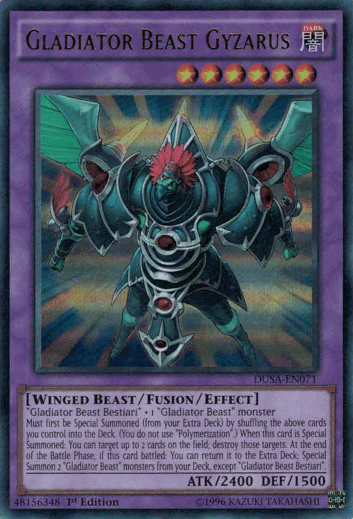 Gladiator Beast Gyzarus [DUSA-EN071] Ultra Rare