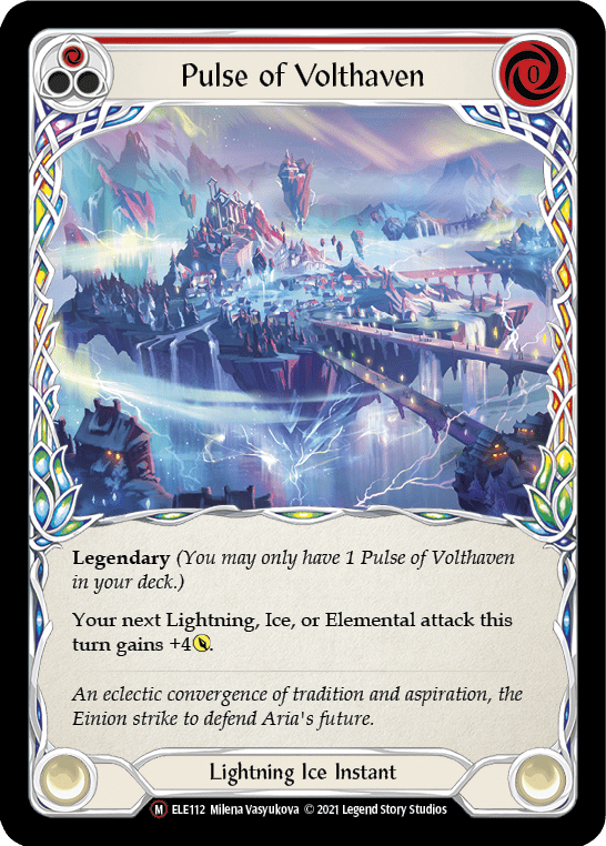 Pulse of Volthaven [U-ELE112] Unlimited Rainbow Foil