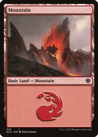 Mountain (348) [Starter Commander Decks]
