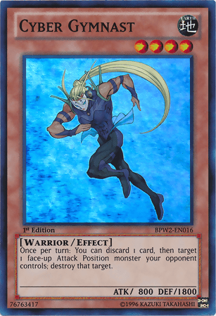 Cyber Gymnast [BPW2-EN016] Super Rare