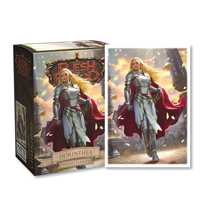 Dragon Shield | Standard Size Sleeves | 100ct | Dorinthea Ironsong (Flesh and Blood Matte)