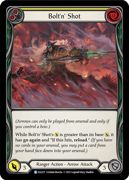 Bolt'n' Shot (Yellow) [ELE217] (Tales of Aria)  1st Edition Normal