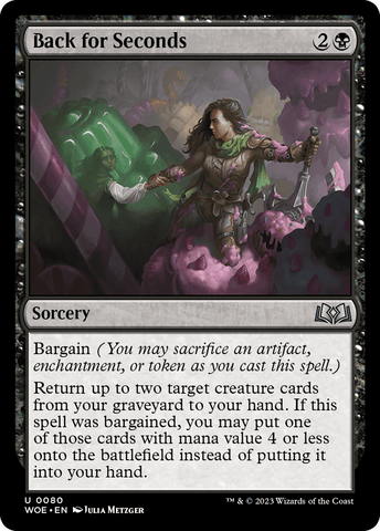 Back for Seconds [Wilds of Eldraine]