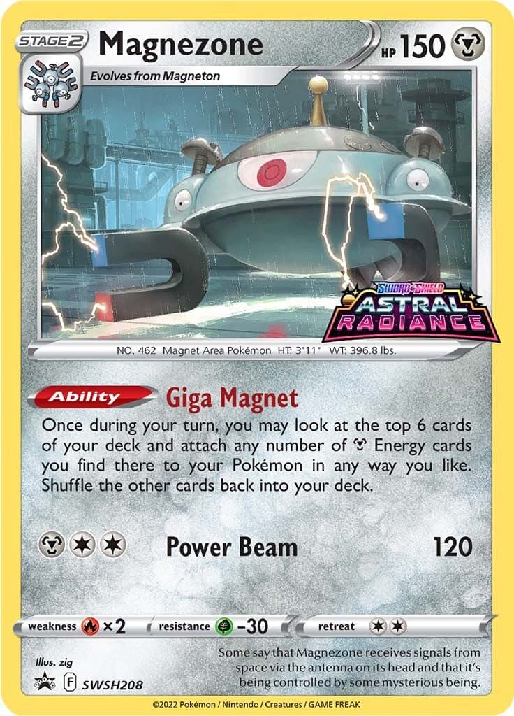 Magnezone SWSH208  - Holofoil SWSH Sword & Shield Promo Cards - Promo