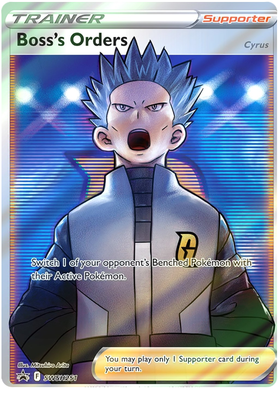 Boss's Orders (Full Art) SWSH251- SWSH Sword & Shield Promo Cards Holofoil