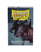 Dragon Shield | Outer Sleeves | 100ct | Black (Matte)