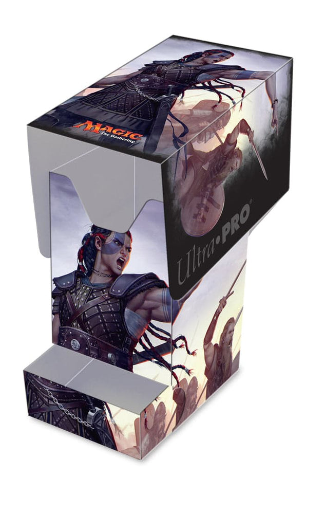 Ultra PRO: Deck Box - PRO 100+ with Tray (Commander 2016 - Saskia the Unyielding)