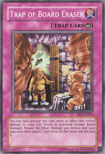 Trap of Board Eraser [DR1-EN047] Common