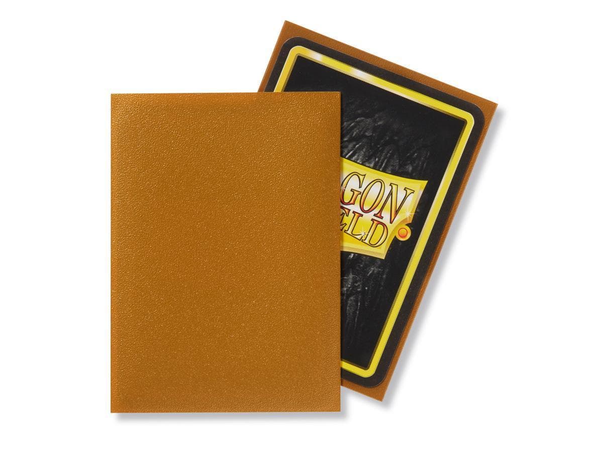 Dragon Shield | Standard Size Sleeves | 100ct | Gold (Matte)