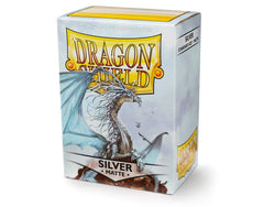 Dragon Shield Matte Sleeves | Standard Size | 100ct Silver