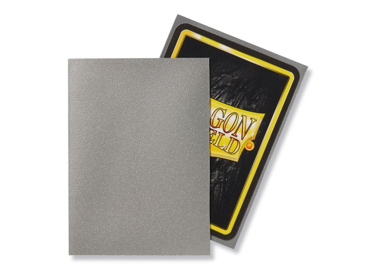 Dragon Shield | Standard Size Sleeve | 100ct | Silver (Matte)