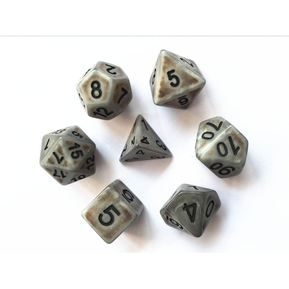 RPG Dice | "Ancient Armor" | Set of 7