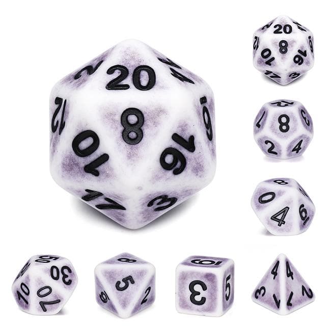 RPG Dice | "Ancient Mist" Lavender | Set of 7