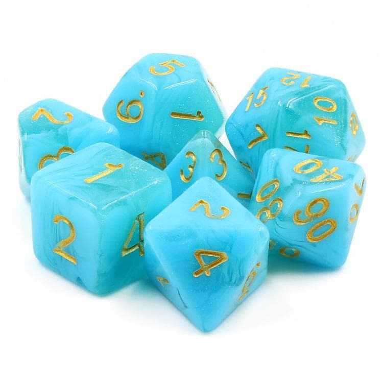 RPG Dice - Atlantis - Set of 7