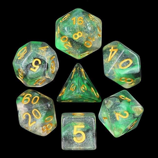 RPG Dice | "Dread Necromancy" | Set of 7