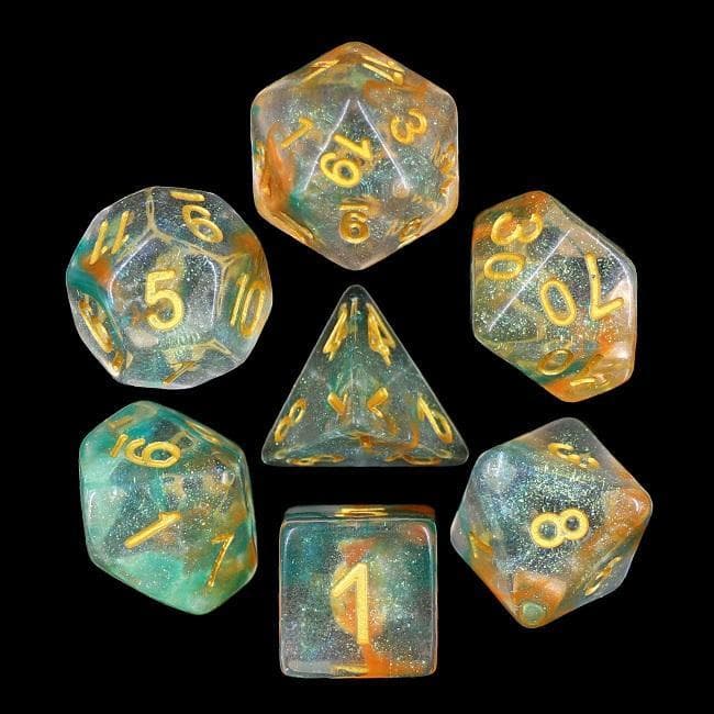 RPG Dice | "Koi Meditation" | Set of 7