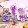 RPG Dice | "Sulfurous Sorcery" | Set of 7