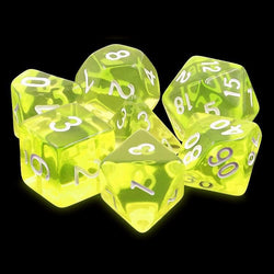 RPG Dice - Solar Gems - Set of 7