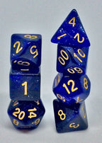 RPG Dice - Galaxy Blue - Set of 7