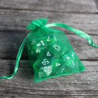 Polyhedral Dice Set | Acrylic | Layer Green Translucent | Set of 7 (D0052)