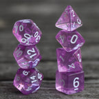 Polyhedral Dice Set | Acrylic | Arcane Gems | Set of 7 (D0003)