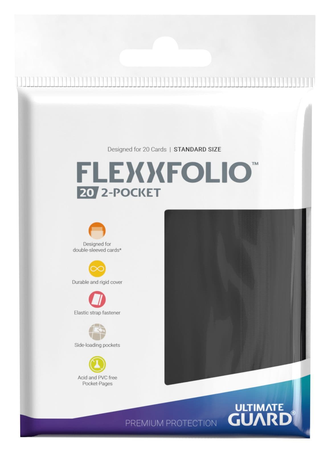 Ultimate Guard | 20 FlexXfolio | 2-Pocket | Black
