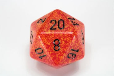 Chessex | d20 Large 34mm | Speckled | Fire