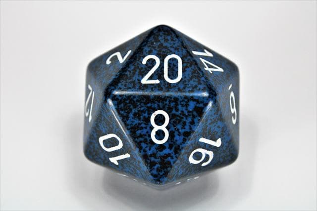 Chessex | d20 Large 34mm | Speckled | Stealth