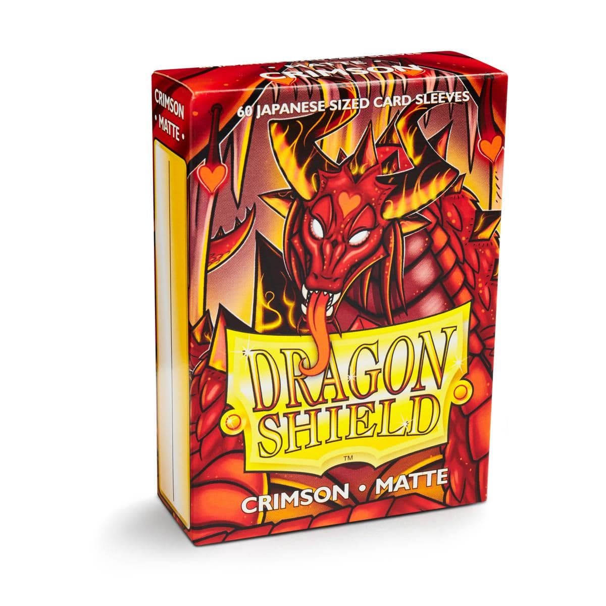 Dragon Shield | Japanese Size Sleeves | 60ct | Crimson (Matte)