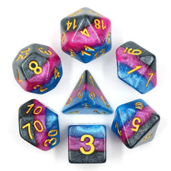 RPG Dice | "Toxic Layers" | Set of 7