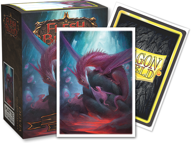 Dragon Shield | Standard Size Sleeves | 100ct | Ouvia (Flesh and Blood Matte)