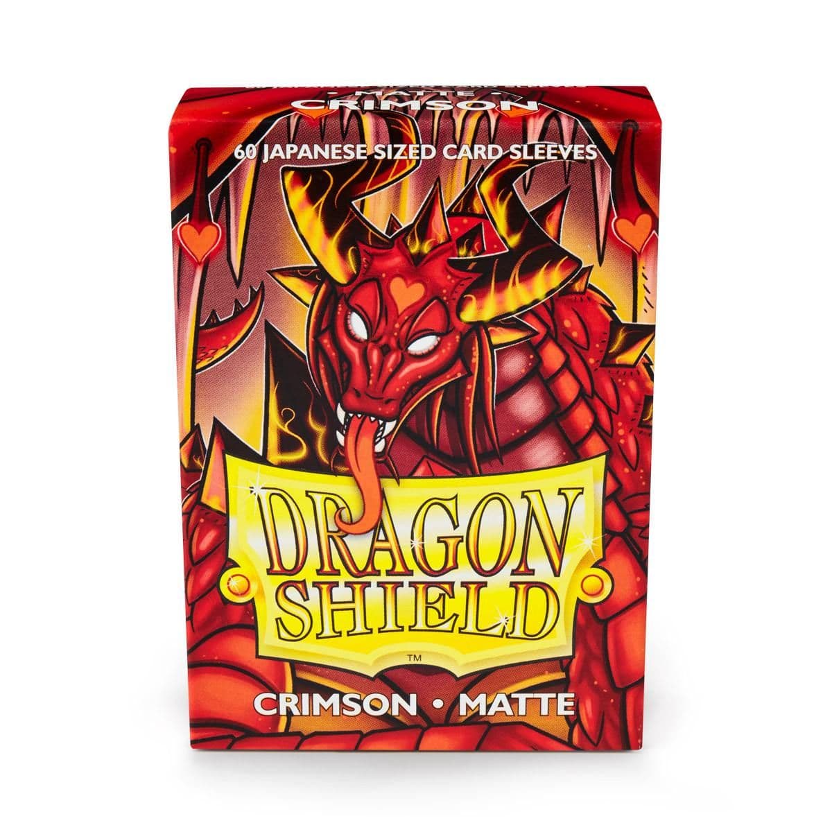Dragon Shield | Japanese Size Sleeves | 60ct | Crimson (Matte)