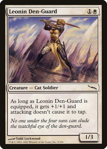 Leonin Den-Guard [Mirrodin]