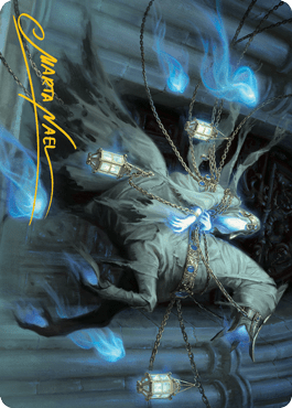 Patrician Geist Art Card (Gold-Stamped Signature) [Innistrad: Midnight Hunt Art Series]