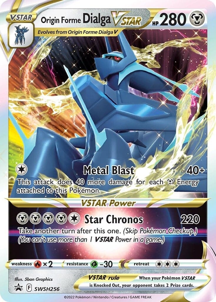 Origin Forme Dialga VSTAR SWSH256 SWSH256- Jumbo Cards Holofoil