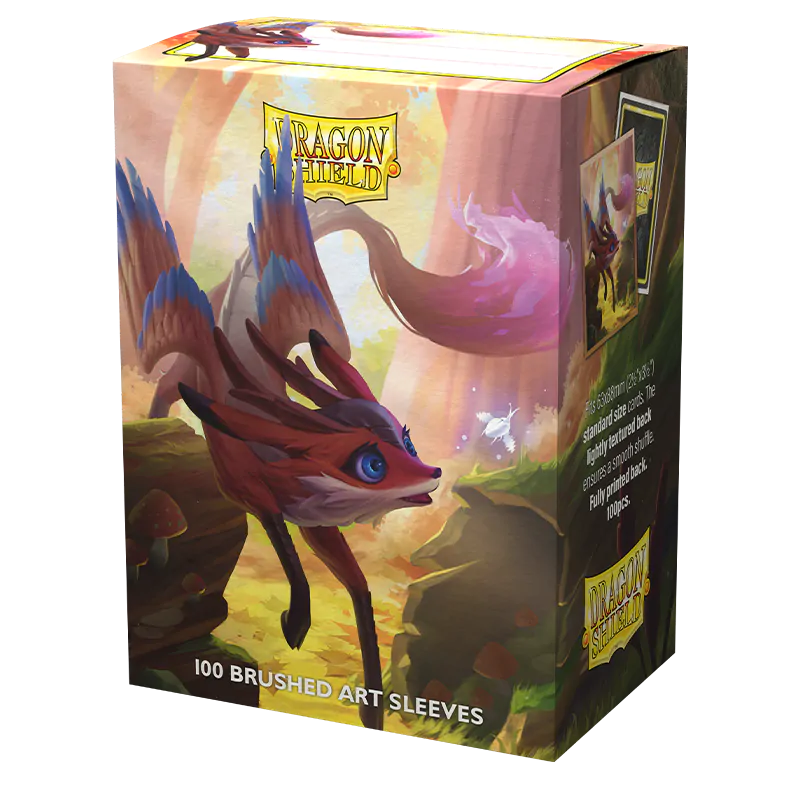 Dragon Shield | Standard Size Sleeves | 100ct | The Fawnix (Art Brushed)