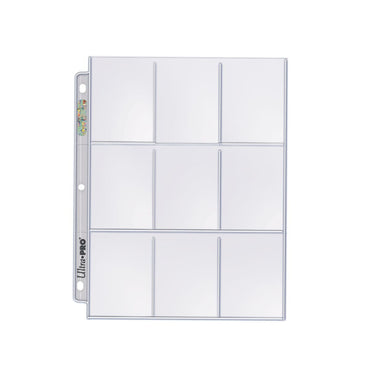 Ultra PRO: 9-Pocket Pages - Silver Series (3-Holes / 25-Pack)