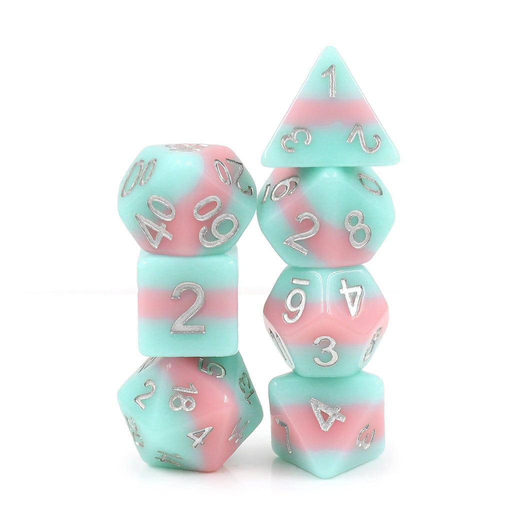 RPG Dice | "Phase Shift" | Set of 7