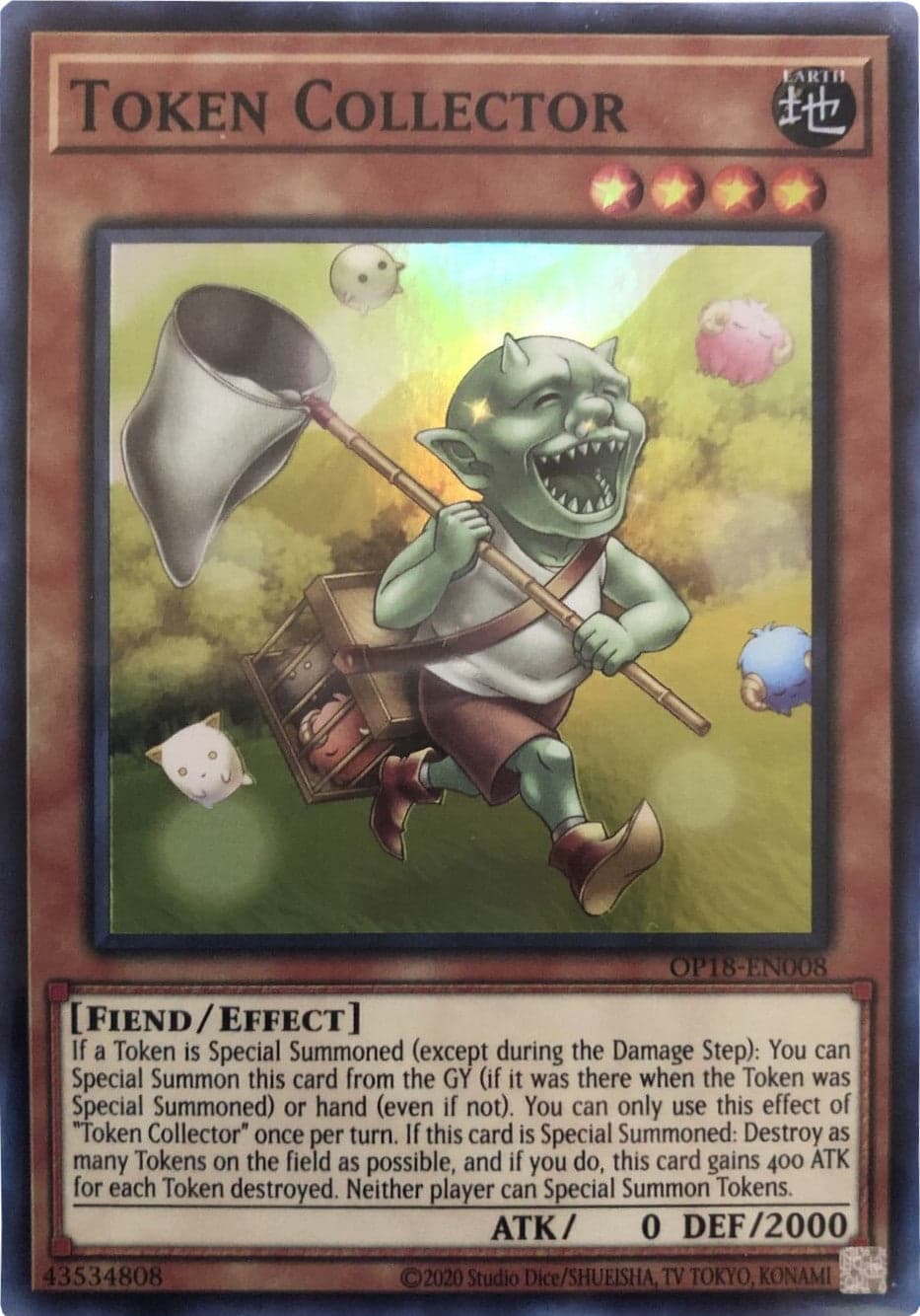 Token Collector [OP18-EN008] Super Rare
