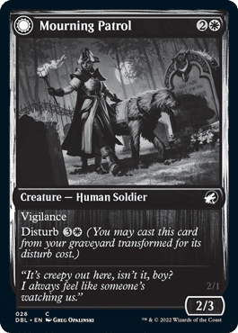 Mourning Patrol // Morning Apparition [Innistrad: Double Feature]