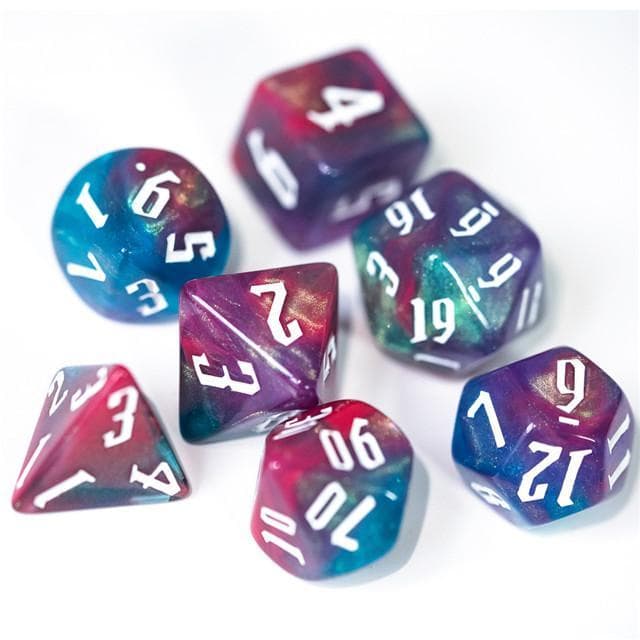 RPG Dice | "Tempest Tossed" | Set of 7