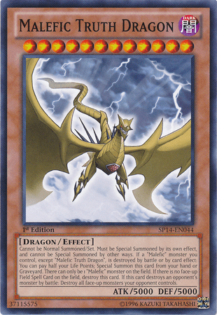 Malefic Truth Dragon [SP14-EN044] Common
